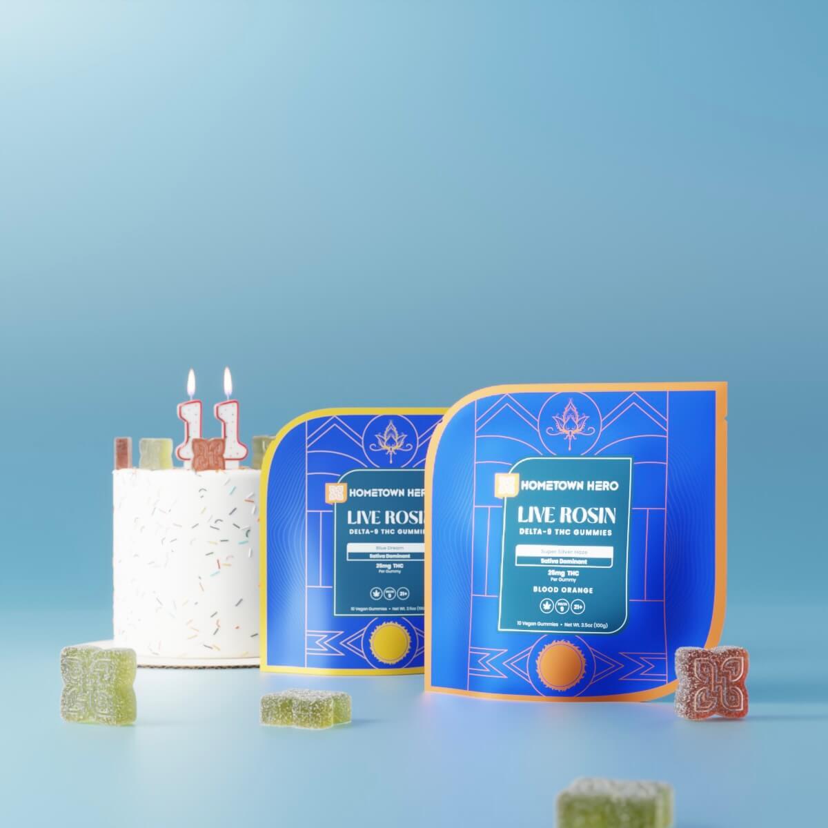 11% off Canna Classic Gummies + Free Birthday Cake Taffy