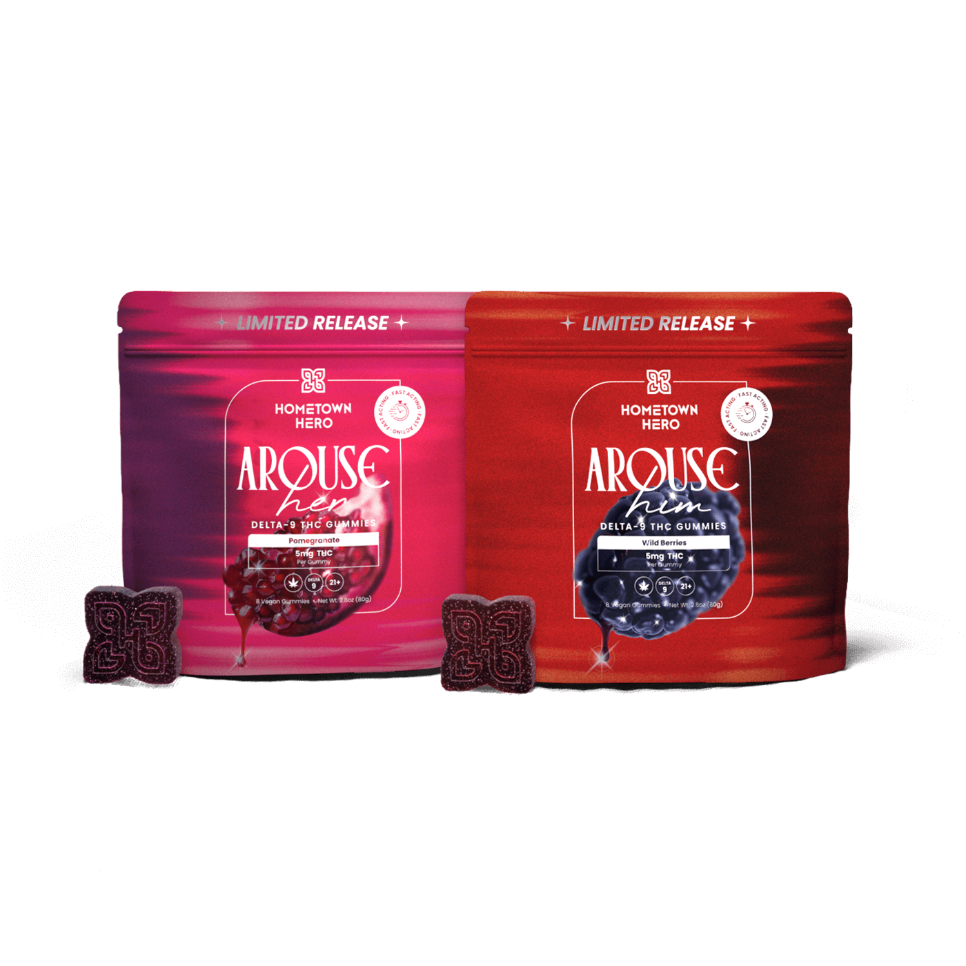 2 bags of arousal gummies