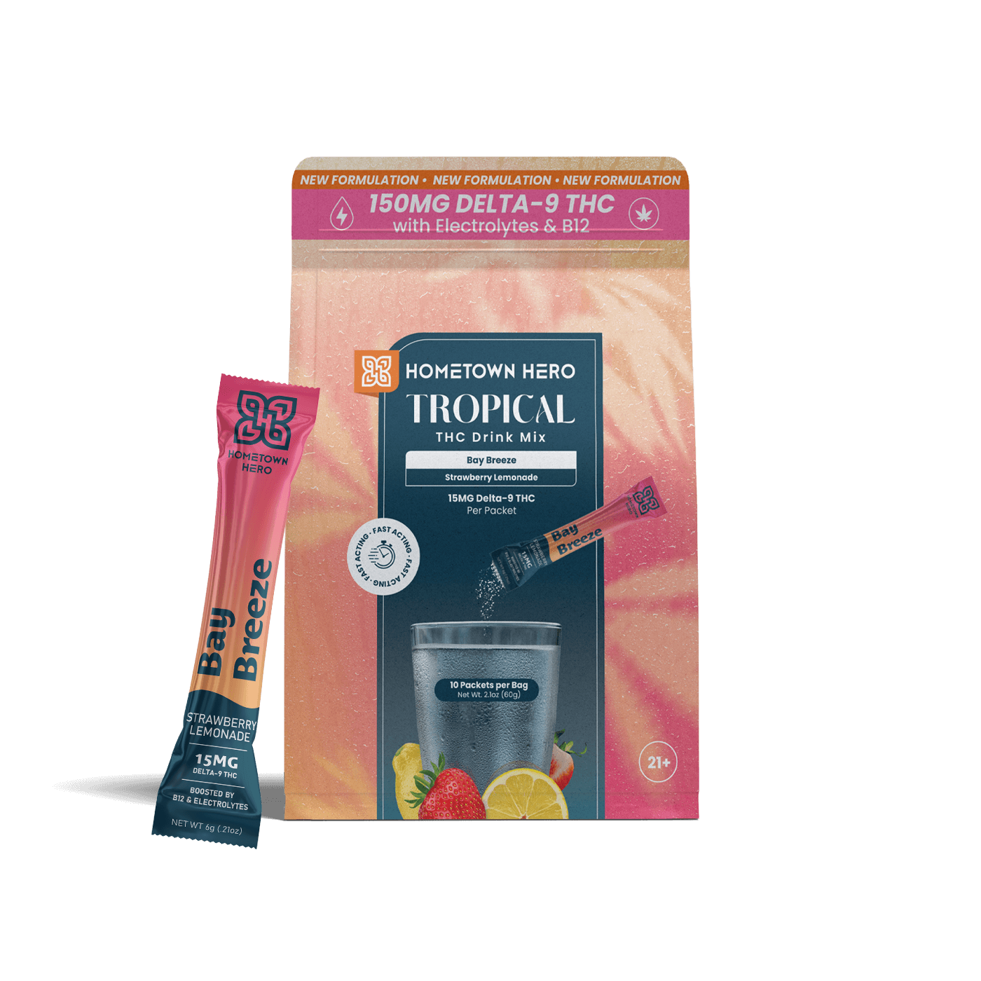 bay breeze drink mix and packet