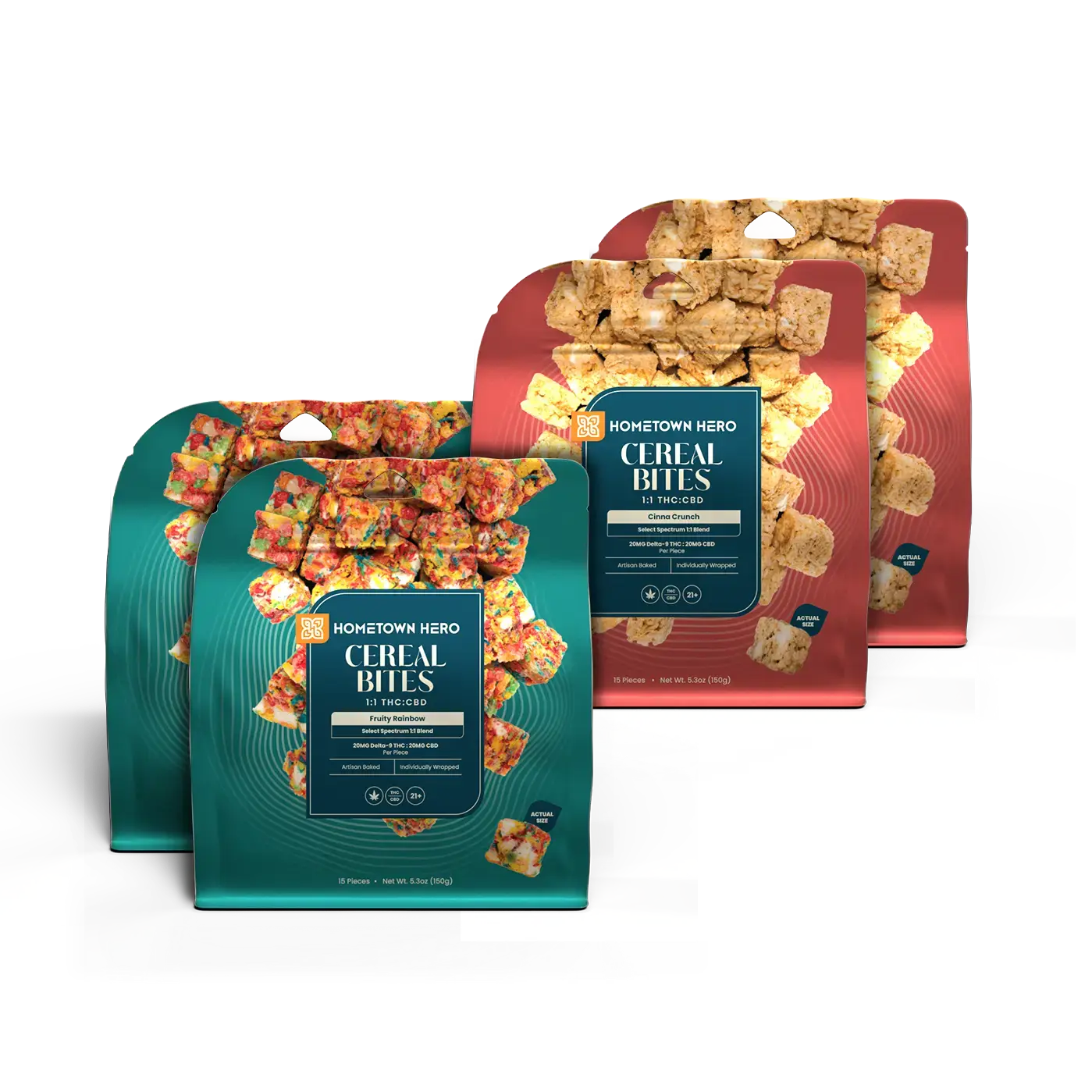 4 bags of cereal bites