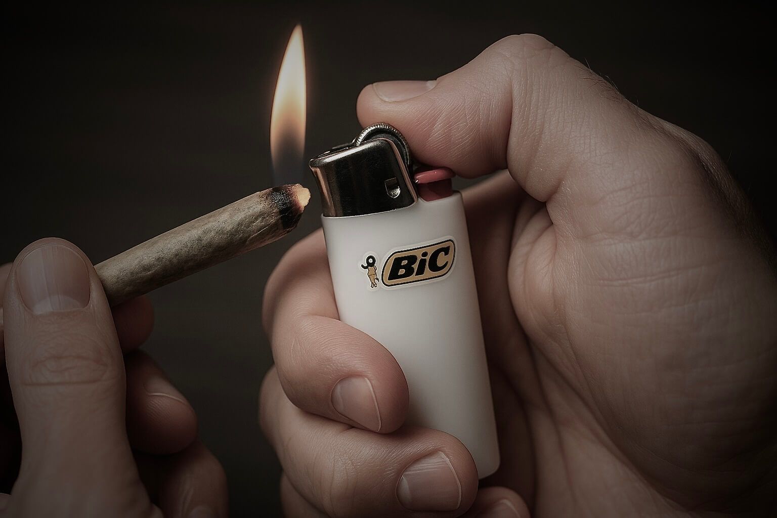 bic white lighter