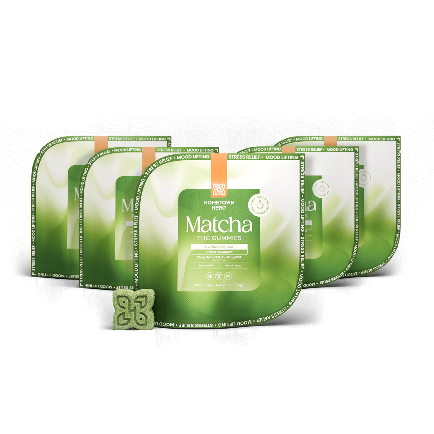 matcha gummies 5 bags