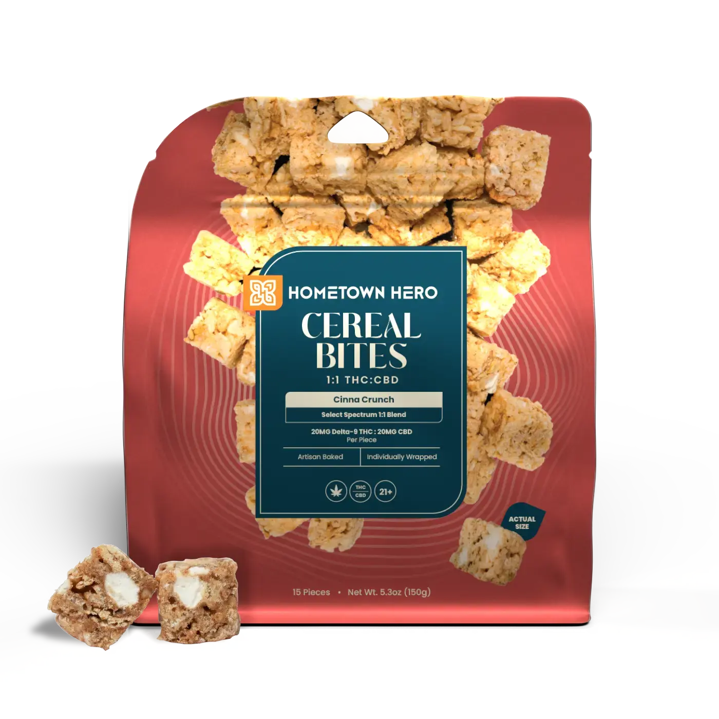 Cinna Crunch Cereal Bites packaging