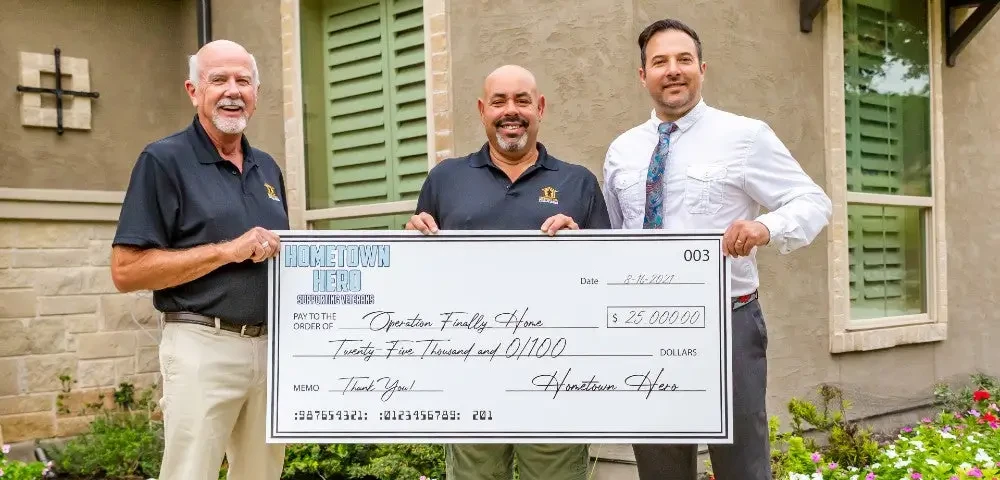 hometown hero donates 25,000 to operation finally home