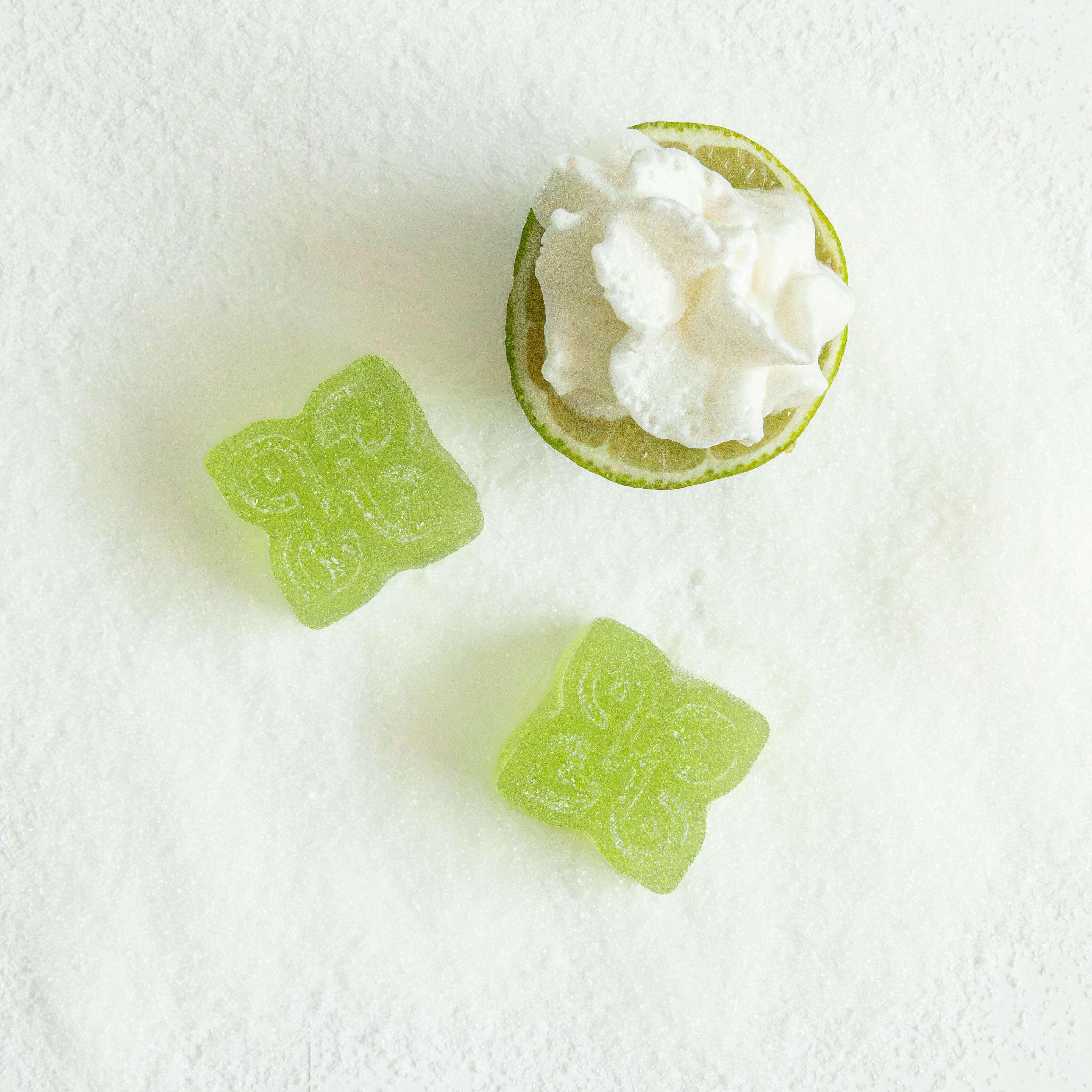 whipped cream and gummies