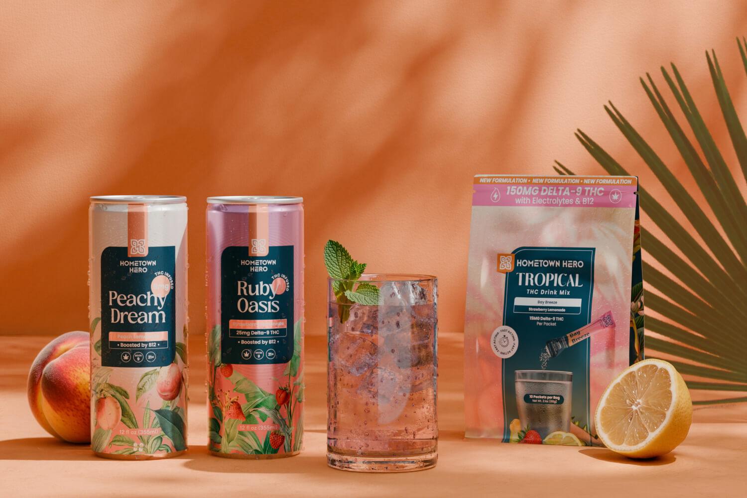 cannabis infused drinks and lemonades